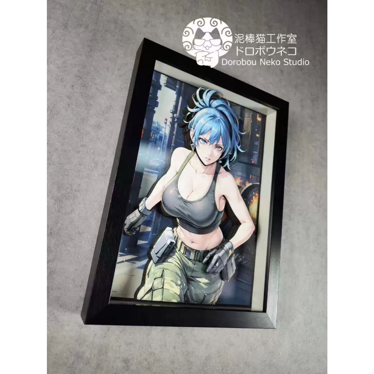 Dorobou Neko Studio - Leona Heidern 3D Cast Off Poster Frame [DSMG-033]