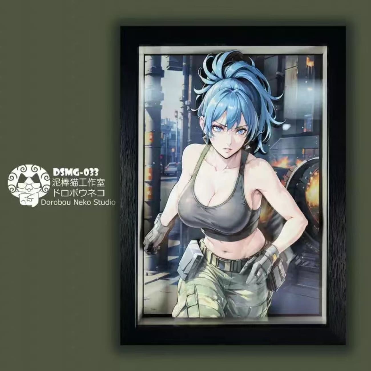 Dorobou Neko Studio - Leona Heidern 3D Cast Off Poster Frame [DSMG-033]