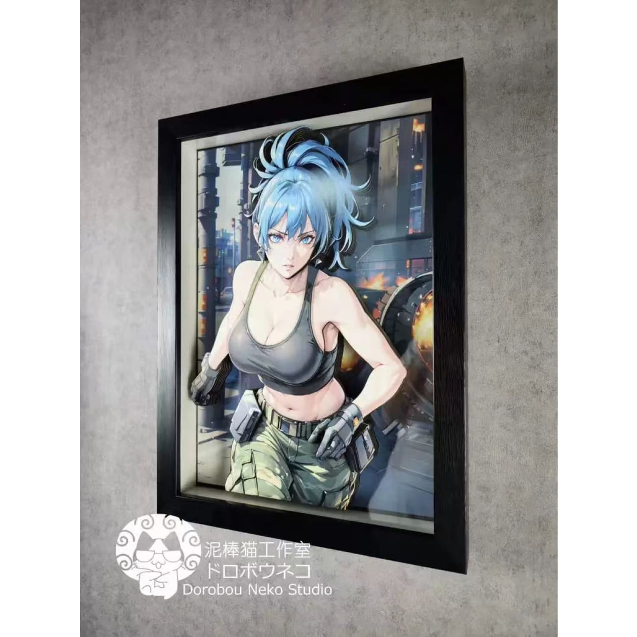 Dorobou Neko Studio - Leona Heidern 3D Cast Off Poster Frame [DSMG-033]