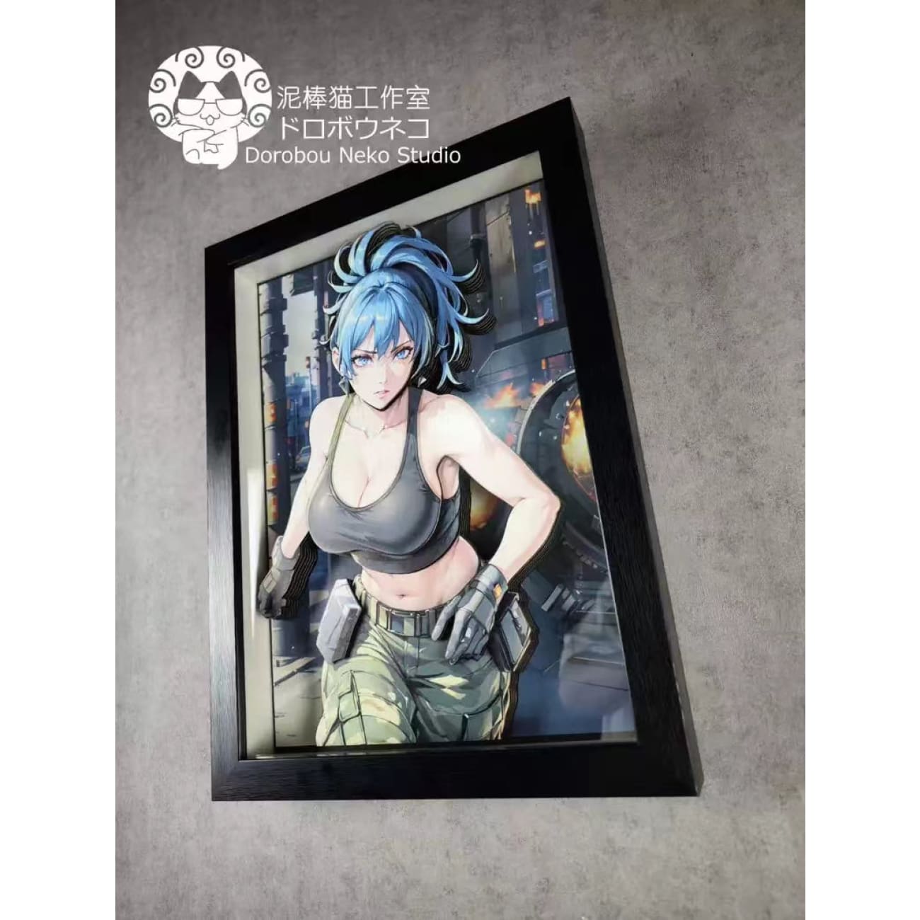 Dorobou Neko Studio - Leona Heidern 3D Cast Off Poster Frame [DSMG-033]
