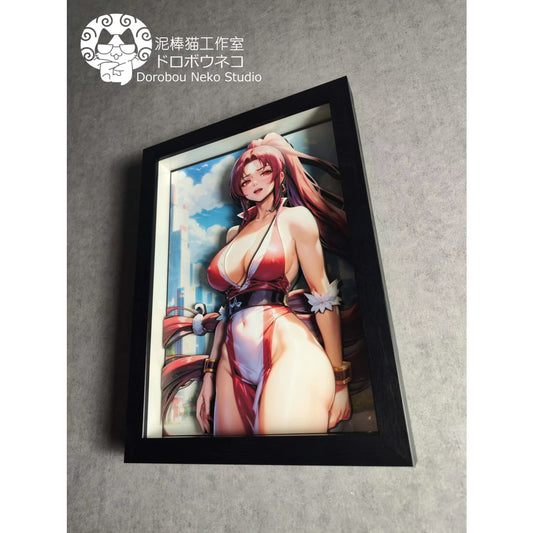 Dorobou Neko Studio - Mai Shiranui 3D Cast Off Poster Frame [DSMG-011]