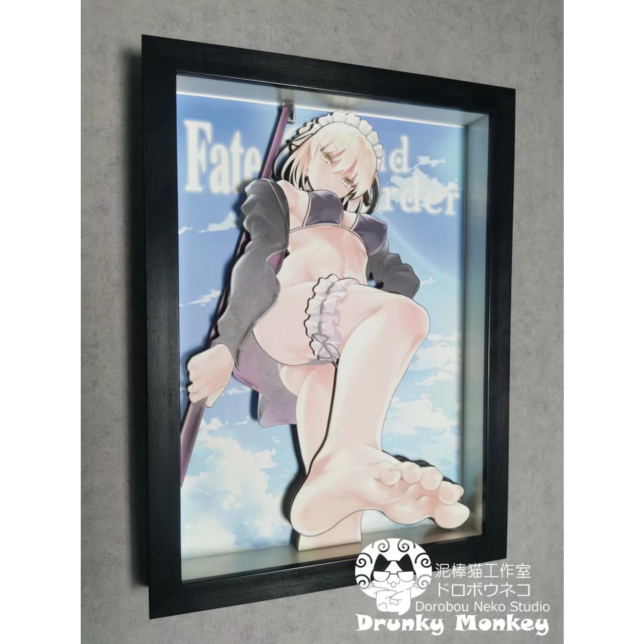 Dorobou Neko Studio - Maid Saber Cast Off Poster Frame [DS023]