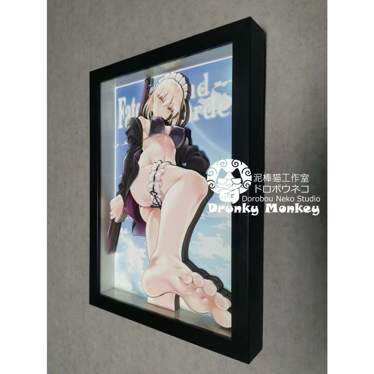 Dorobou Neko Studio - Maid Saber Cast Off Poster Frame [DS023]