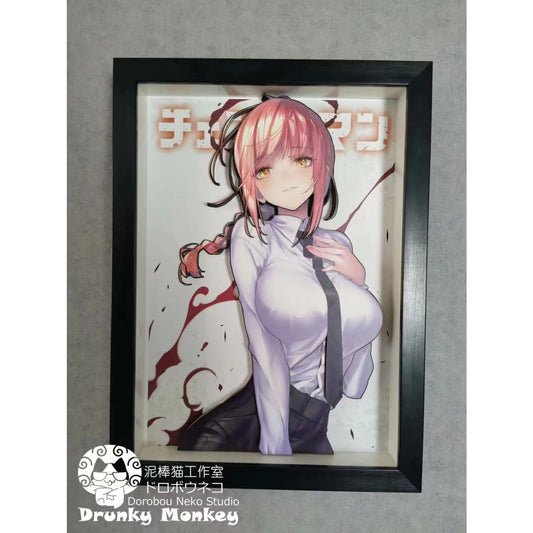 Dorobou Neko Studio - Makima 3D Cast Off Poster Frame [DS024]