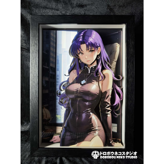 Dorobou Neko Studio - Misato Katsuragi 3D Poster Frame [DSMG-094]
