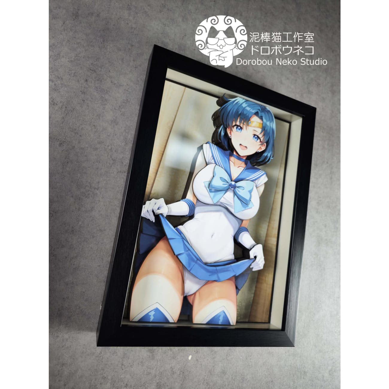 Dorobou Neko Studio - Mizuno Ami Sailor Mercury 3D Cast Off Poster Frame [DSMG-024]