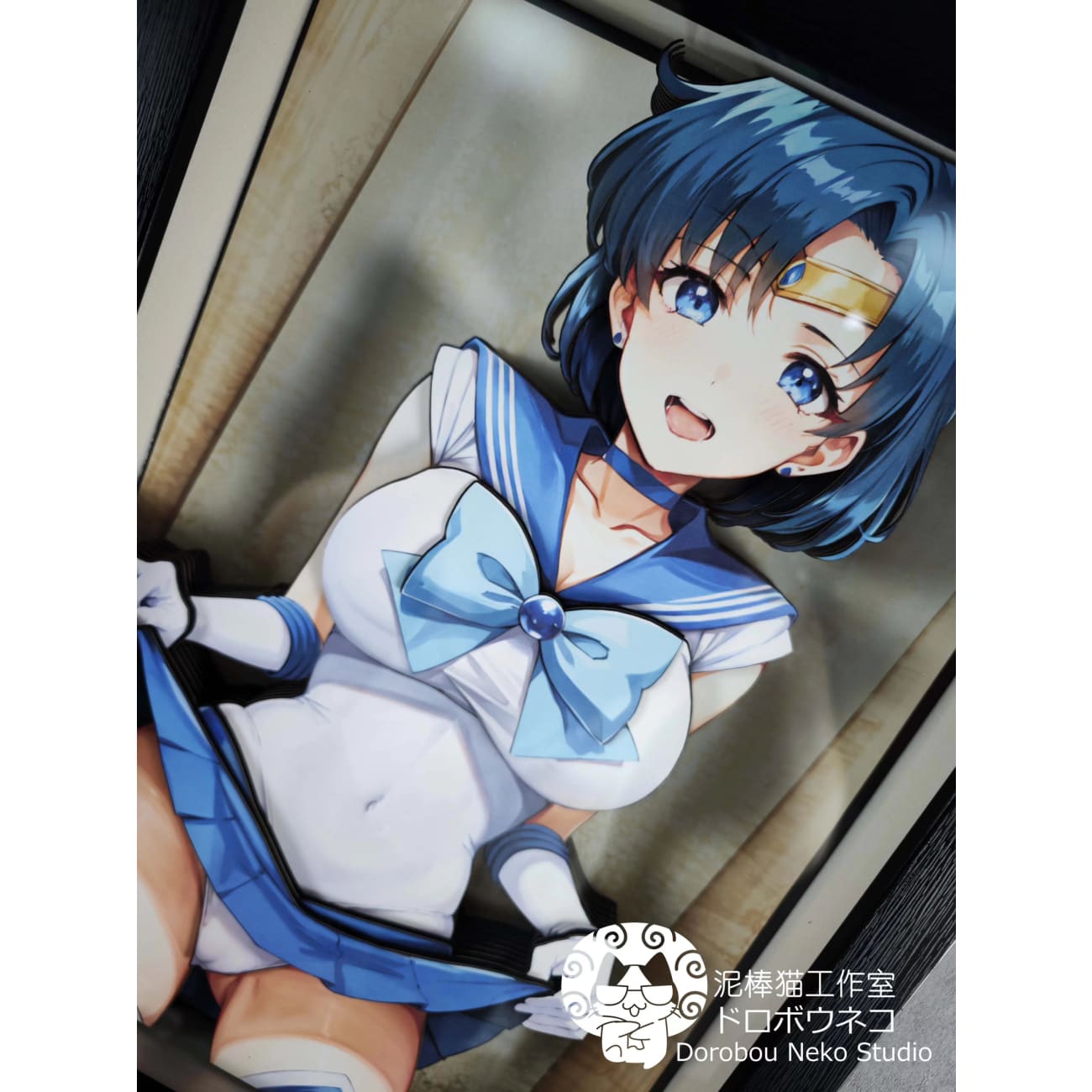 Dorobou Neko Studio - Mizuno Ami Sailor Mercury 3D Cast Off Poster Frame [DSMG-024]
