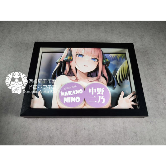 Dorobou Neko Studio - Nakano Nino 3D Cast Off Poster Frame [DSOS-002]