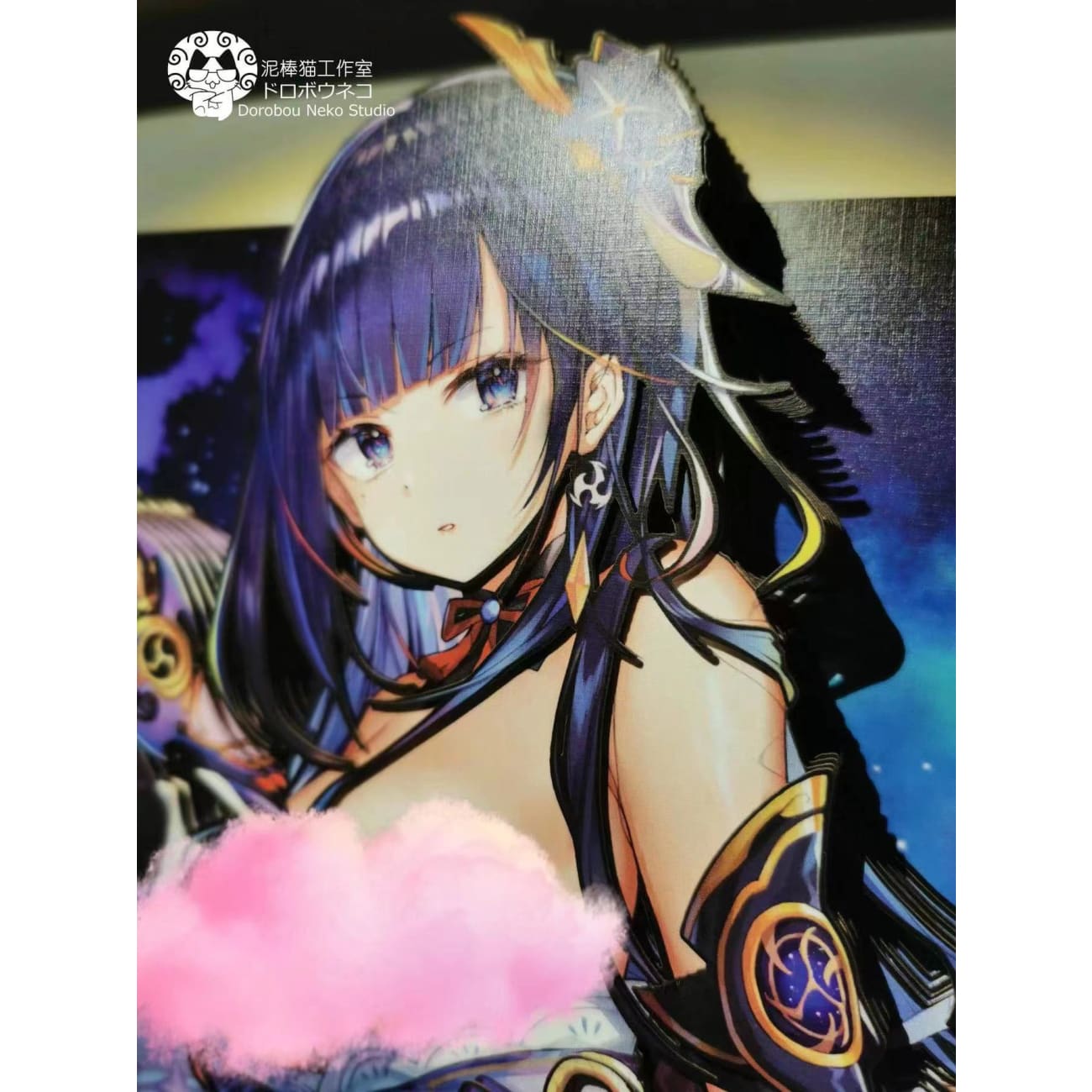Dorobou Neko Studio - Raiden Shogun 3D Cast Off Poster Frame