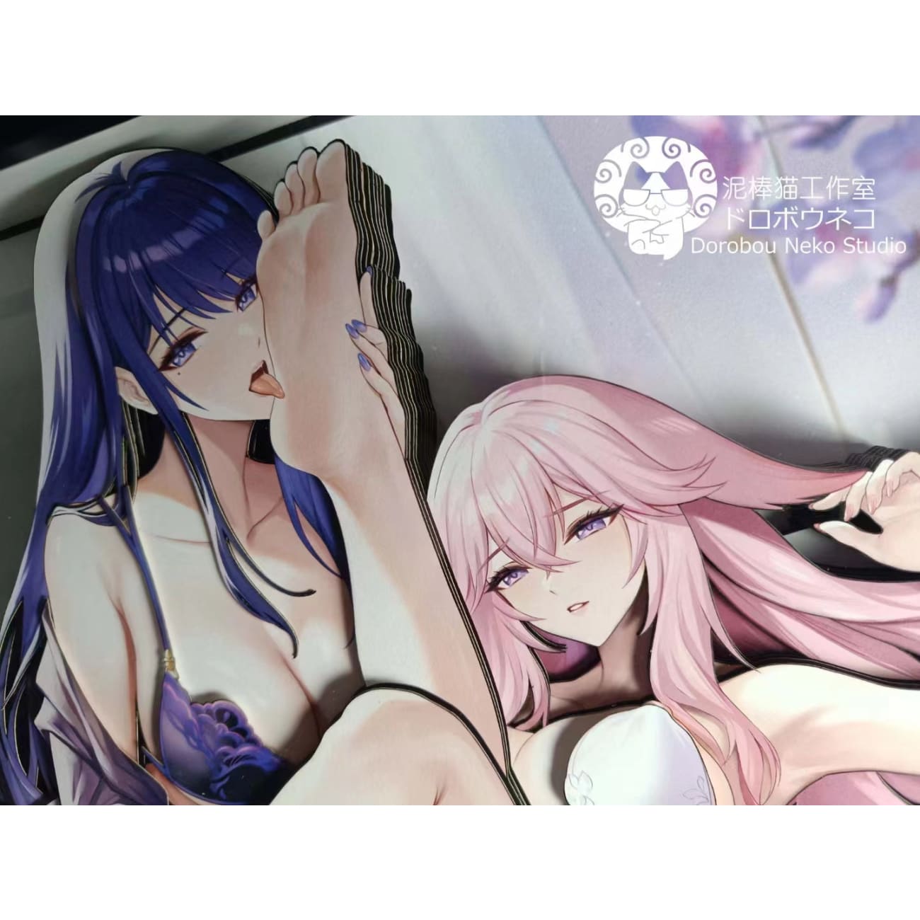 Dorobou Neko Studio - Raiden Shogun & Yae Miko 3D Cast Off Poster Frame [DSRL-001]