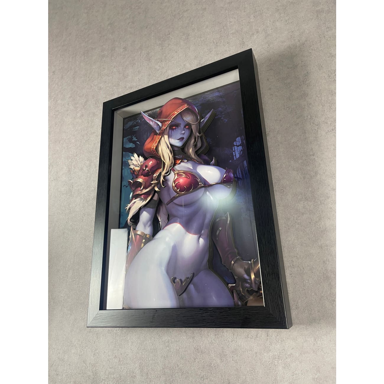  Dorobou Neko Studio - Sylvanas Windrunner 3D Poster Frame [DSMG-054]