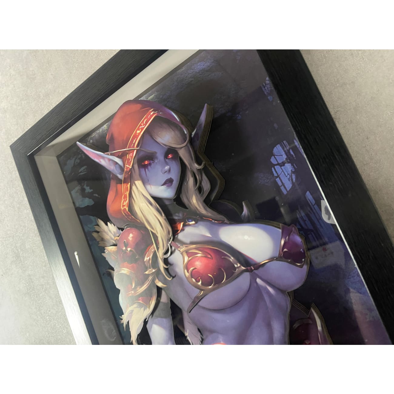  Dorobou Neko Studio - Sylvanas Windrunner 3D Poster Frame [DSMG-054]