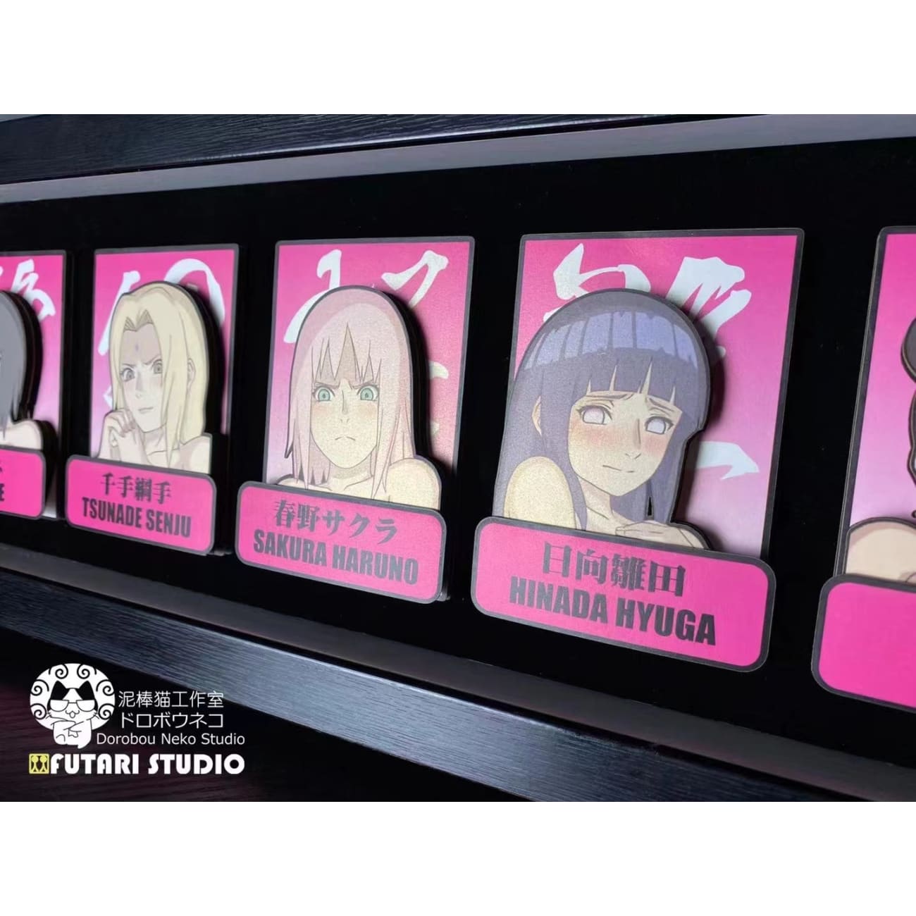 Dorobou Neko Studio X Futari Studio - Disgusted Face Female Ninjas Cast Off Poster Frame 