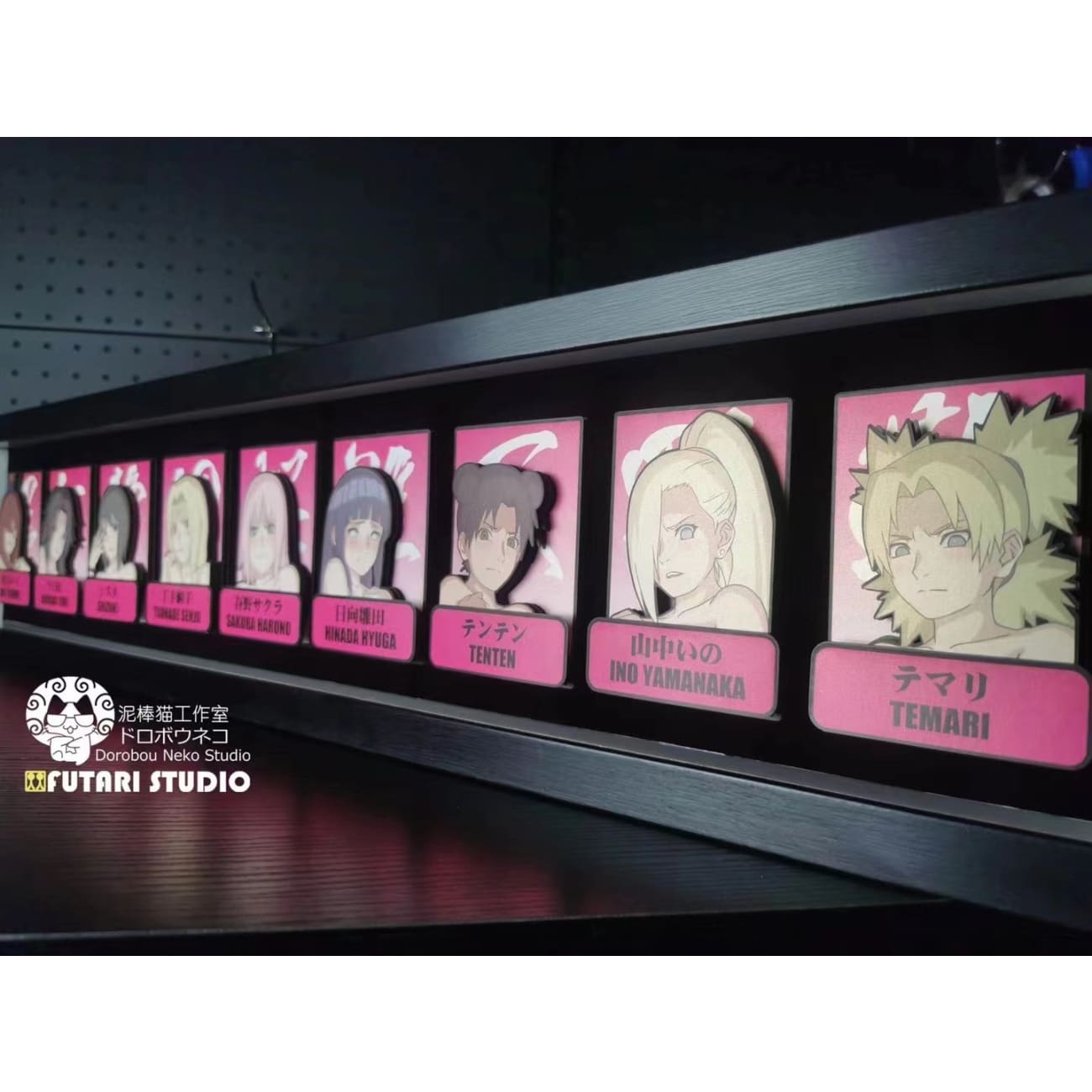 Dorobou Neko Studio X Futari Studio - Disgusted Face Female Ninjas Cast Off Poster Frame 