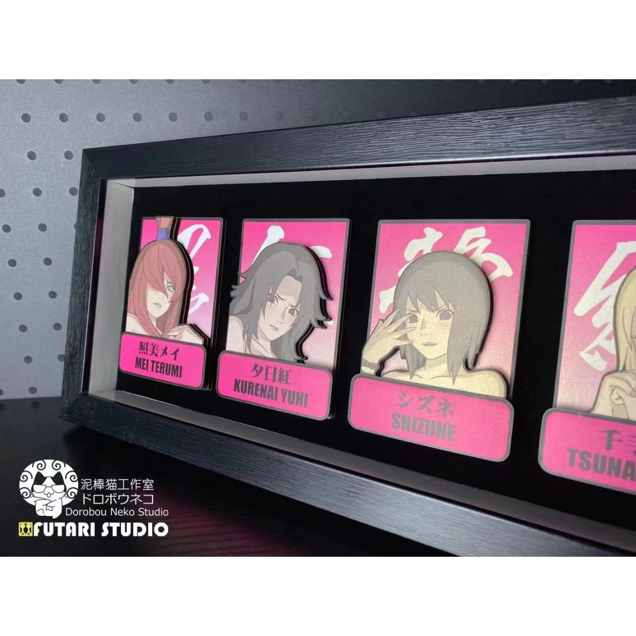 Dorobou Neko Studio X Futari Studio - Disgusted Face Female Ninjas Cast Off Poster Frame 