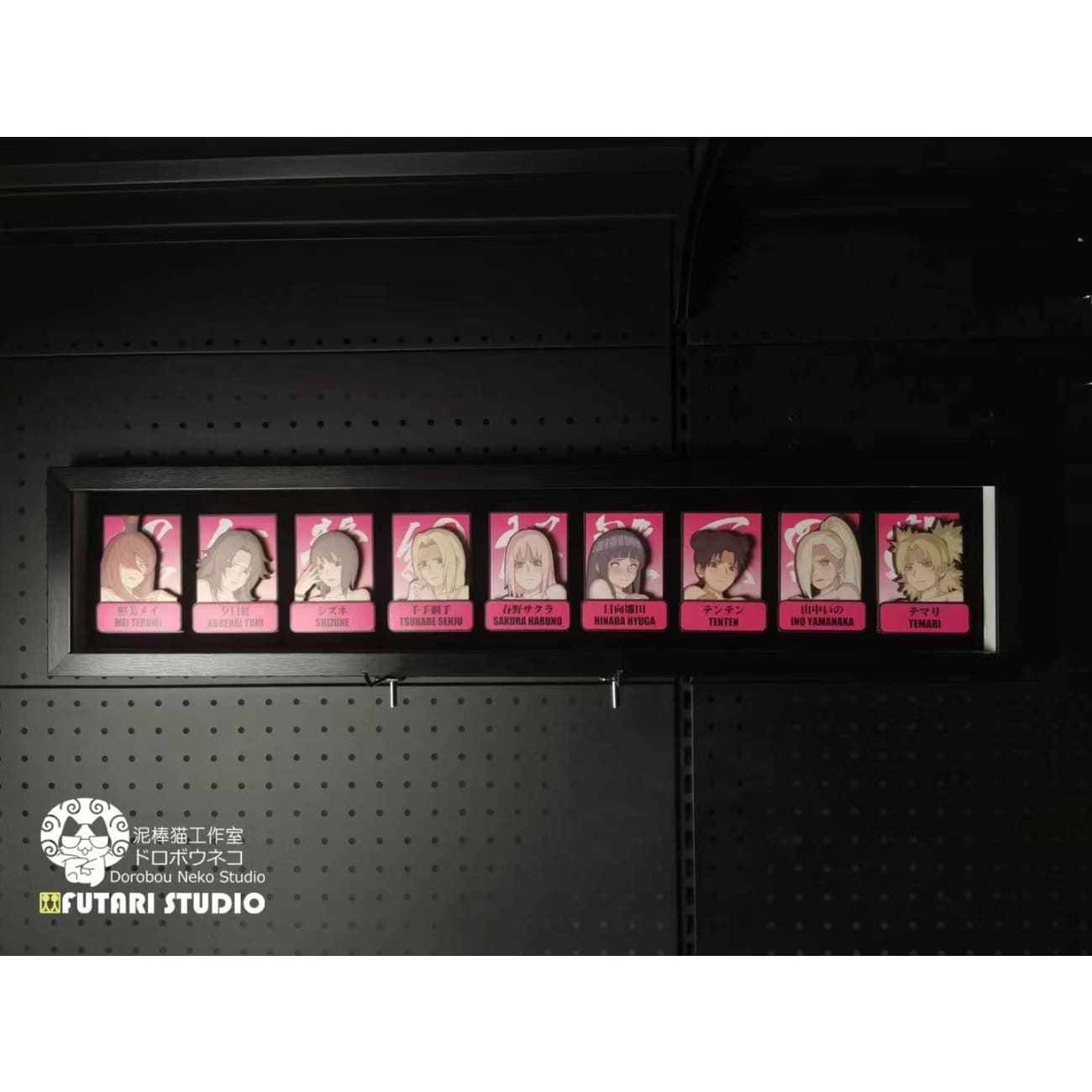Dorobou Neko Studio X Futari Studio - Disgusted Face Female Ninjas Cast Off Poster Frame 
