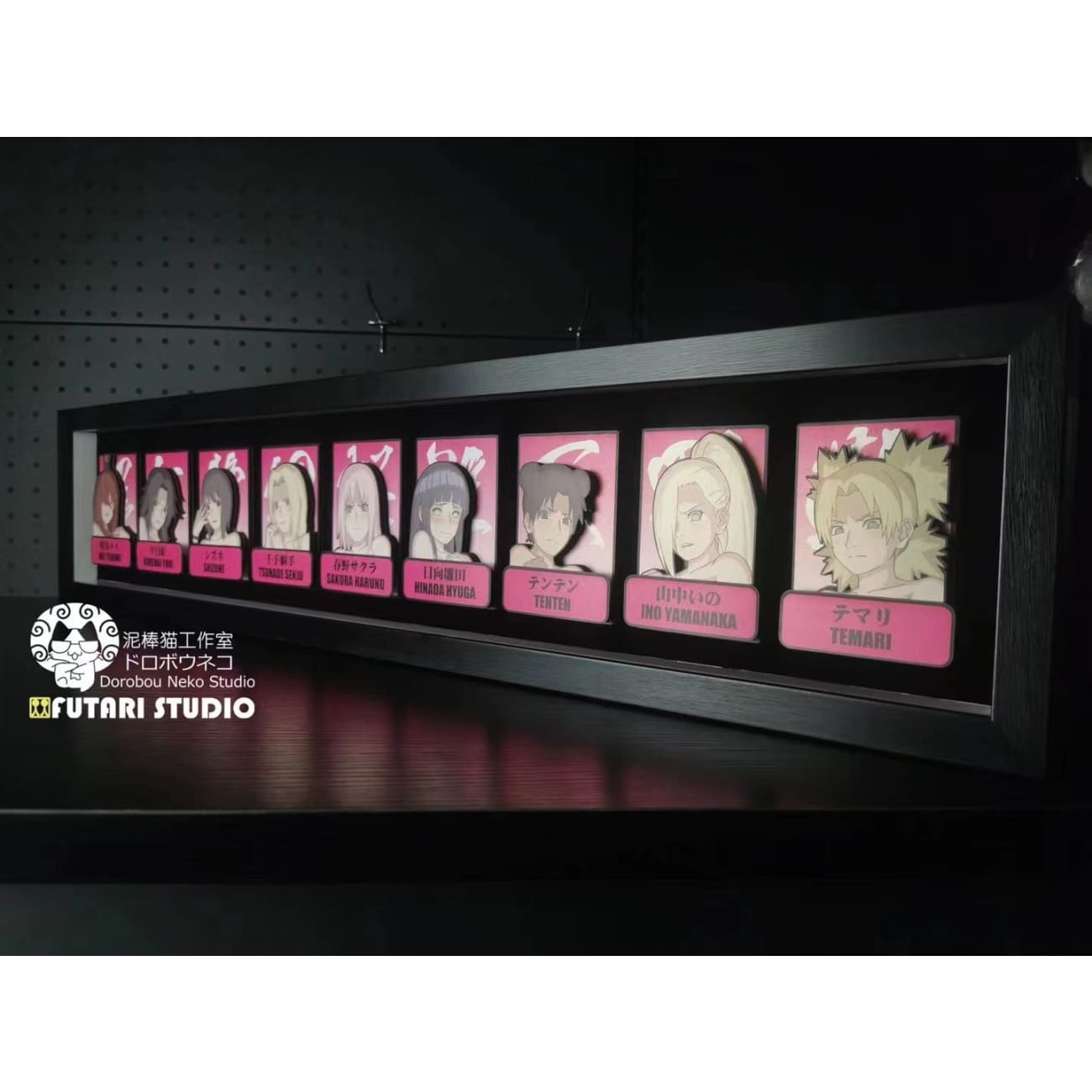 Dorobou Neko Studio X Futari Studio - Disgusted Face Female Ninjas Cast Off Poster Frame 