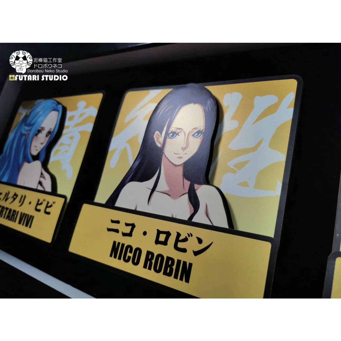 Dorobou Neko Studio x Futari Studio - Nefertari Nini, Nico Robin, Nami & Boa Hancock 3D Cast Off Poster Frame [FSSP-003]
