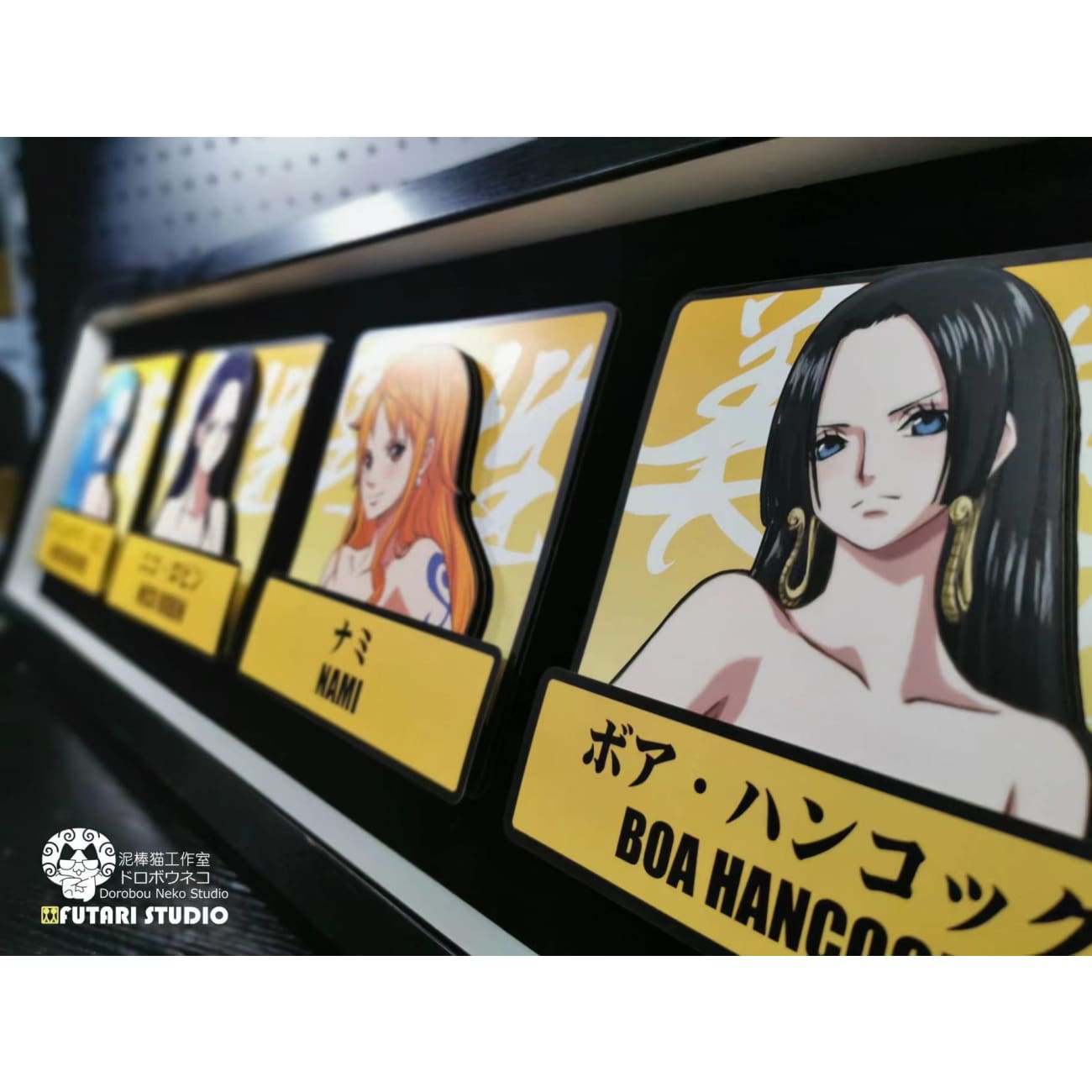 Dorobou Neko Studio x Futari Studio - Nefertari Nini, Nico Robin, Nami & Boa Hancock 3D Cast Off Poster Frame [FSSP-003]