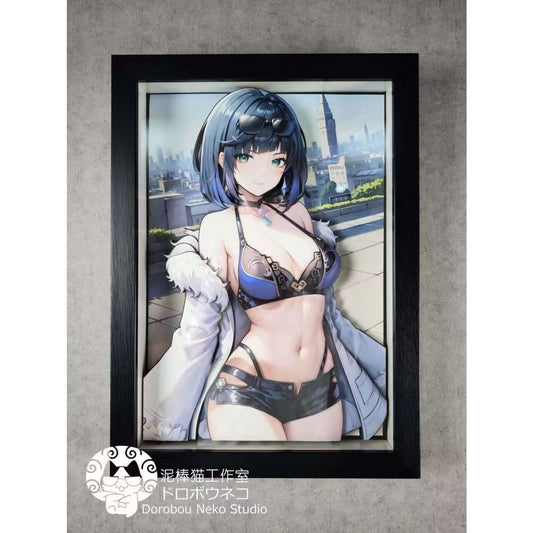 Dorobou Neko Studio - Yelan 3D Cast Off Poster Frame [DSRL-015]