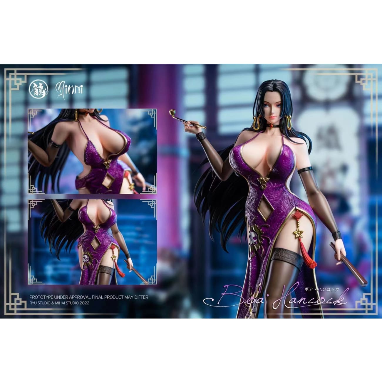 Dragon Studio x Mihai Studio - Boa Hancock Oriental Style [Purple Resin / Black Silicone]
