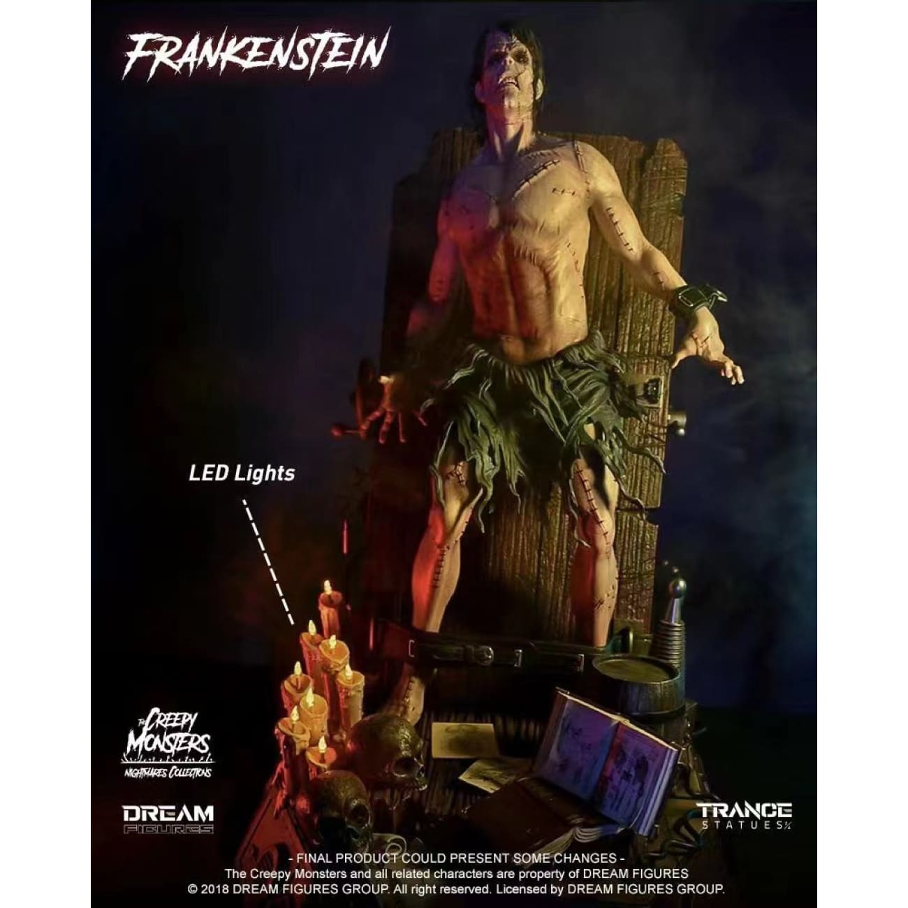 Dream Figures - Creepy Pack [Lycan, The Mummy & Frankenstein]