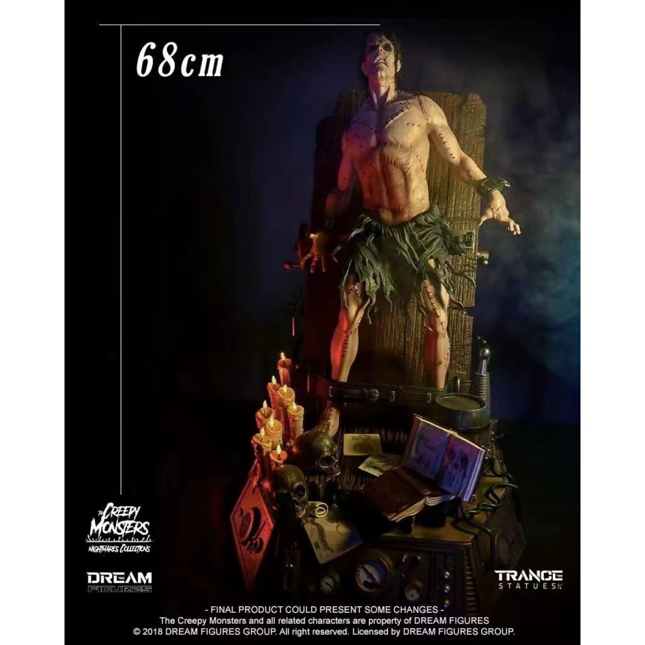 Dream Figures - Creepy Pack [Lycan, The Mummy & Frankenstein]