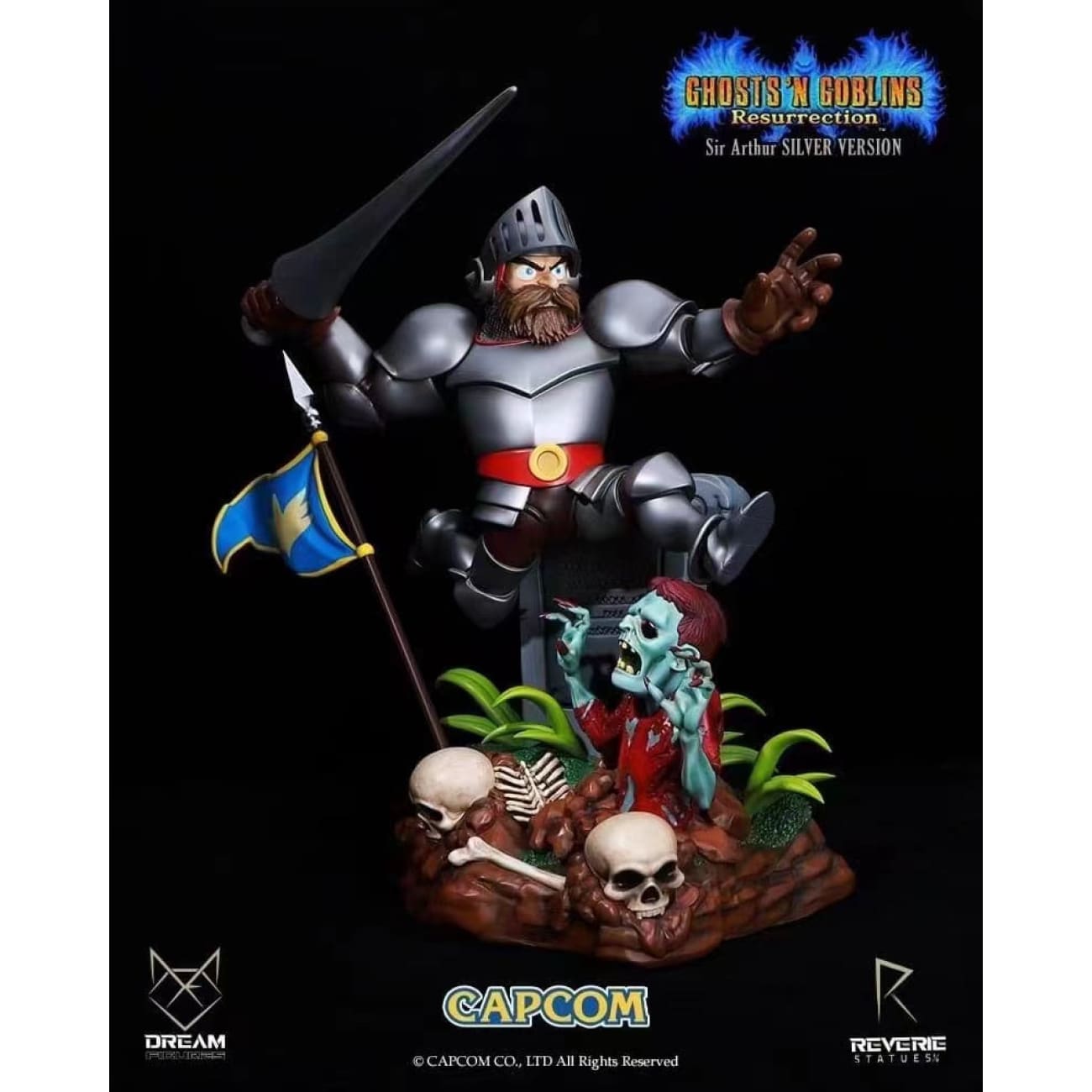 Dream Figures X CAPCOM - Sir Arthur [Silver Version / Underwear Version] 