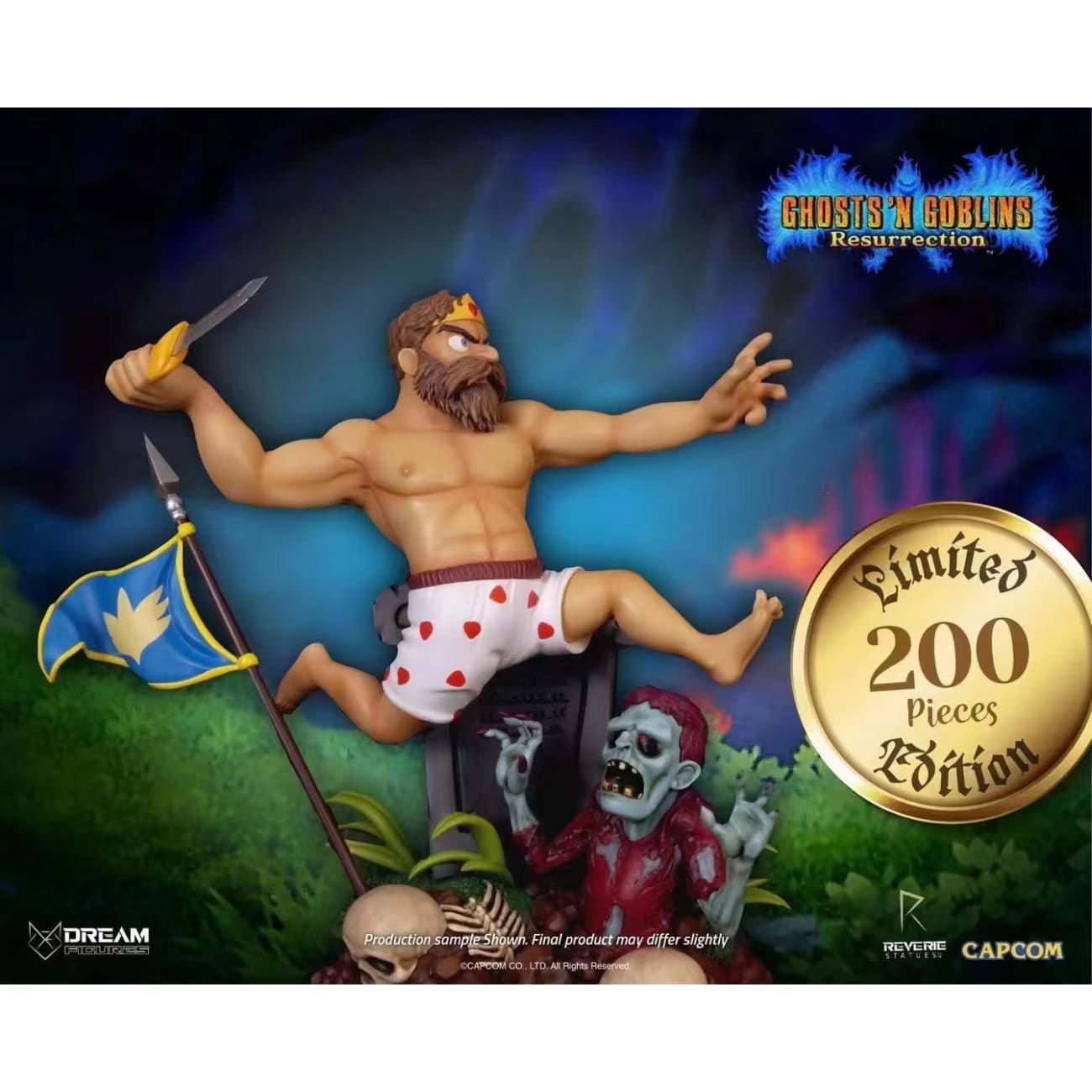 Dream Figures X CAPCOM - Sir Arthur [Silver Version / Underwear Version] 