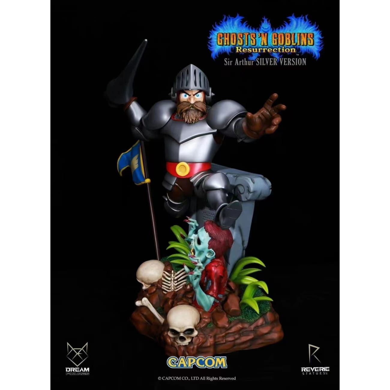 Dream Figures X CAPCOM - Sir Arthur [Silver Version / Underwear Version] 