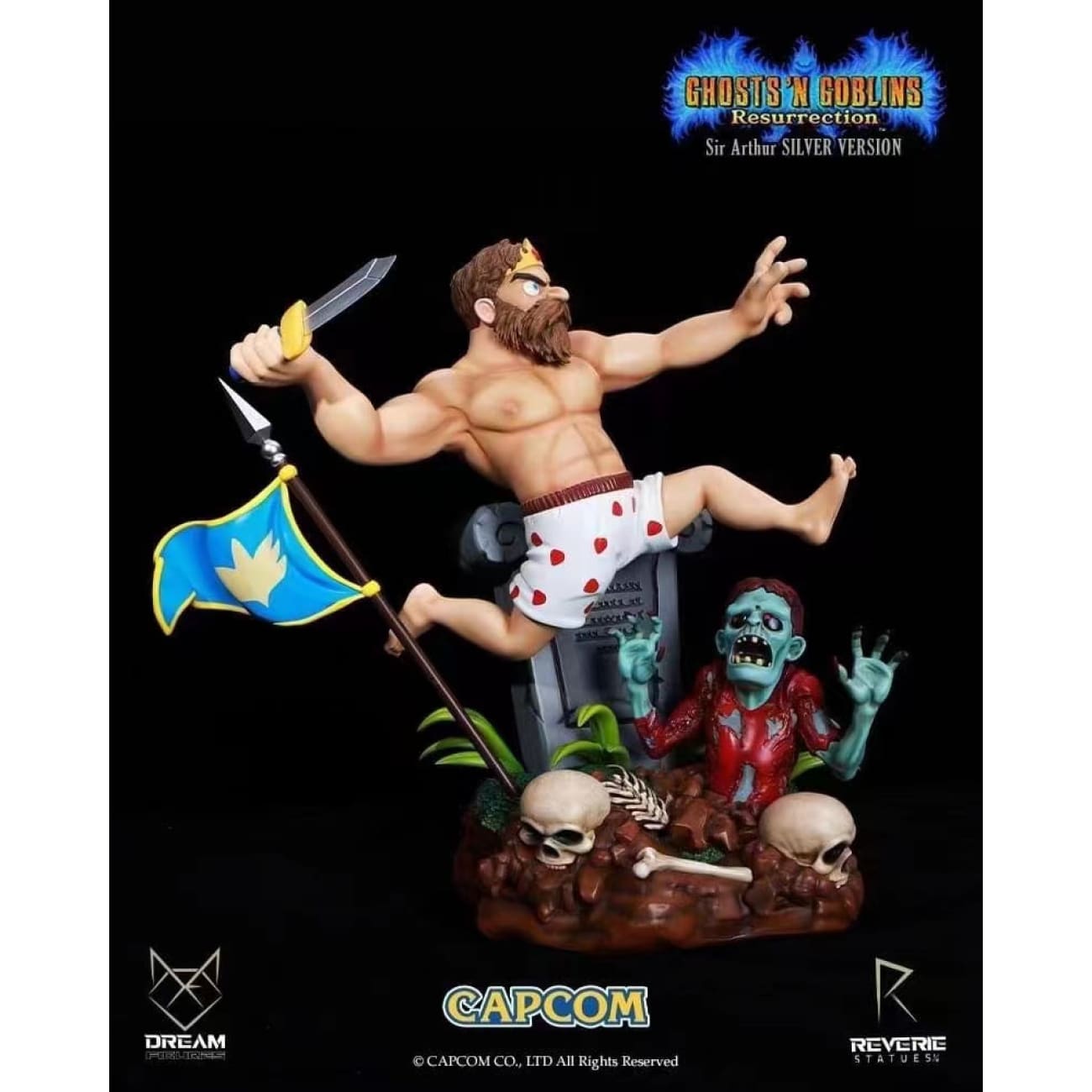 Dream Figures X CAPCOM - Sir Arthur [Silver Version / Underwear Version] 