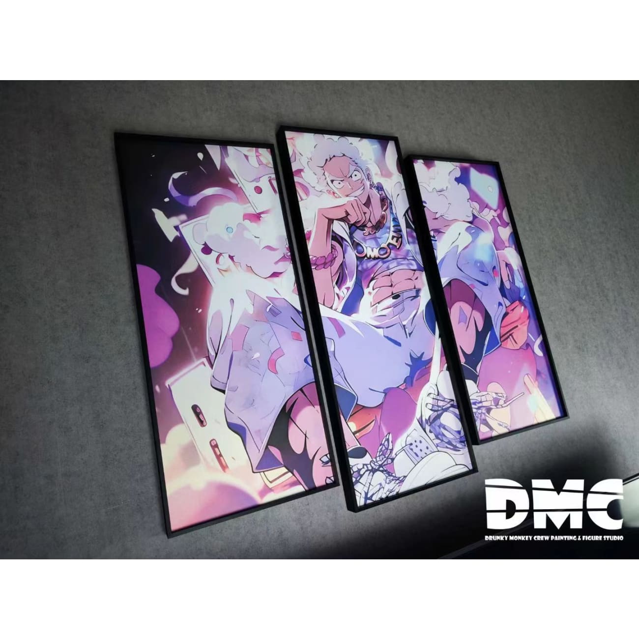 Drunky Monkey Crew Studio - Gear 5 Sun God Nika Luffy  3 Joint Combination Poster Frame [DMSP-003]