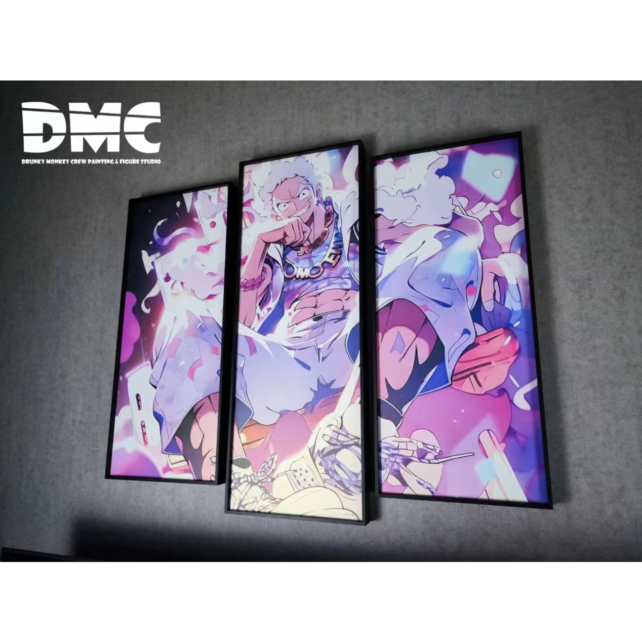 Drunky Monkey Crew Studio - Gear 5 Sun God Nika Luffy  3 Joint Combination Poster Frame [DMSP-003]