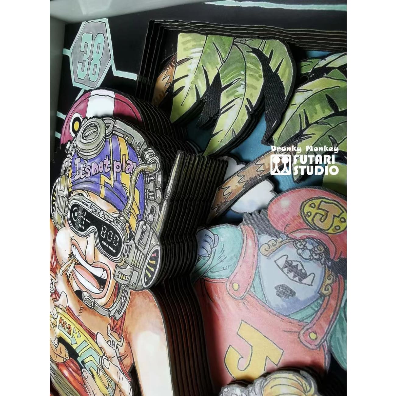 Drunky Monkey Studio x Futari Studio - Strawhat Pirates 3D Poster Frame [DM-001][2 Variants]