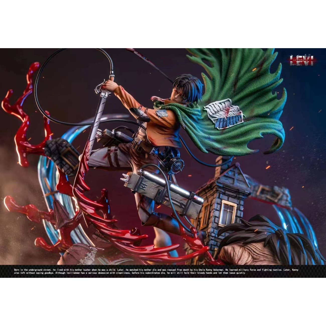 DT Studio - Levi Ackerman vs Zeke Beast Titan 