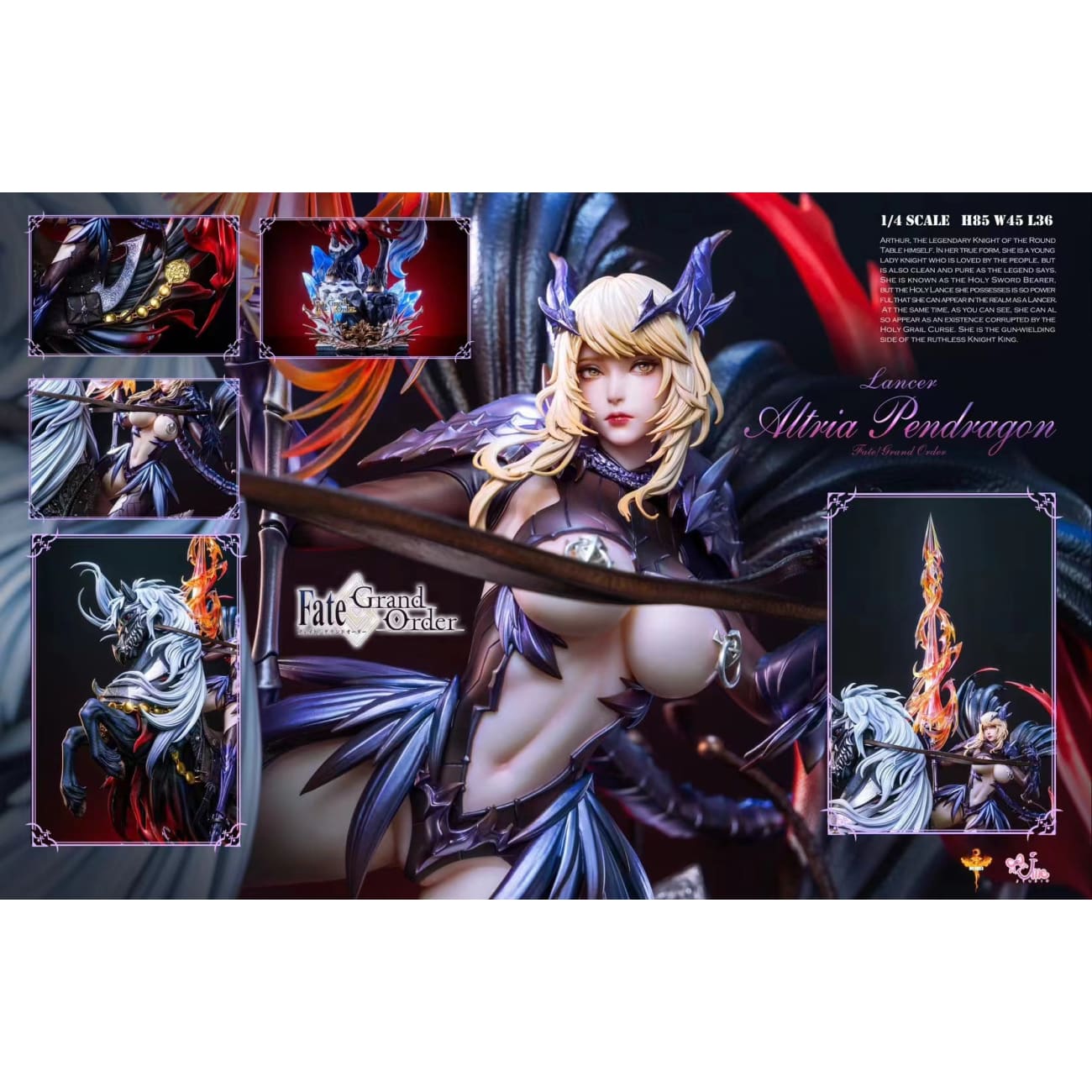 DT Studio x Ume Studio - Black Lancer Artoria Pendragon Alter [3 Variants]
