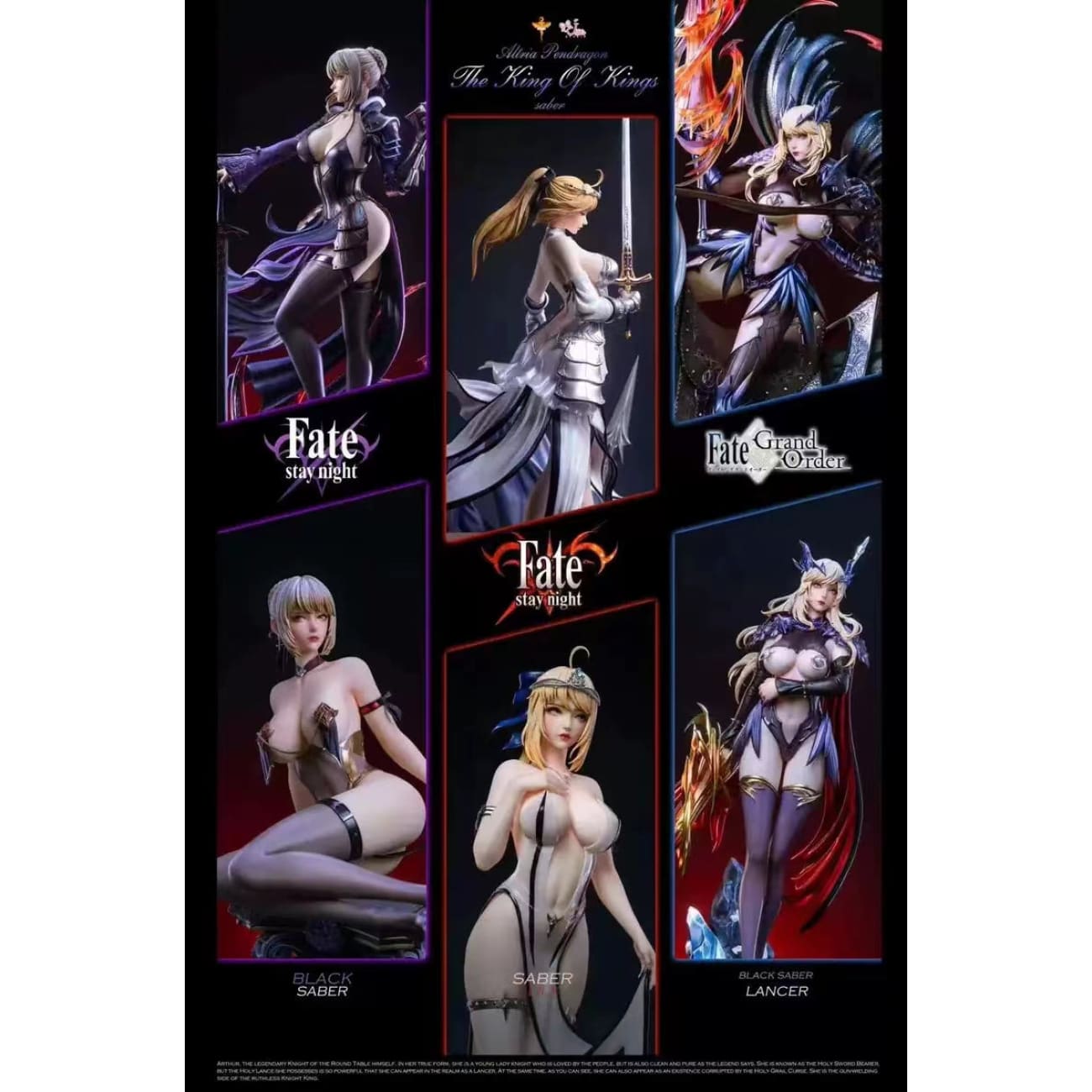 DT Studio x Ume Studio - Black Lancer Artoria Pendragon Alter [3 Variants]