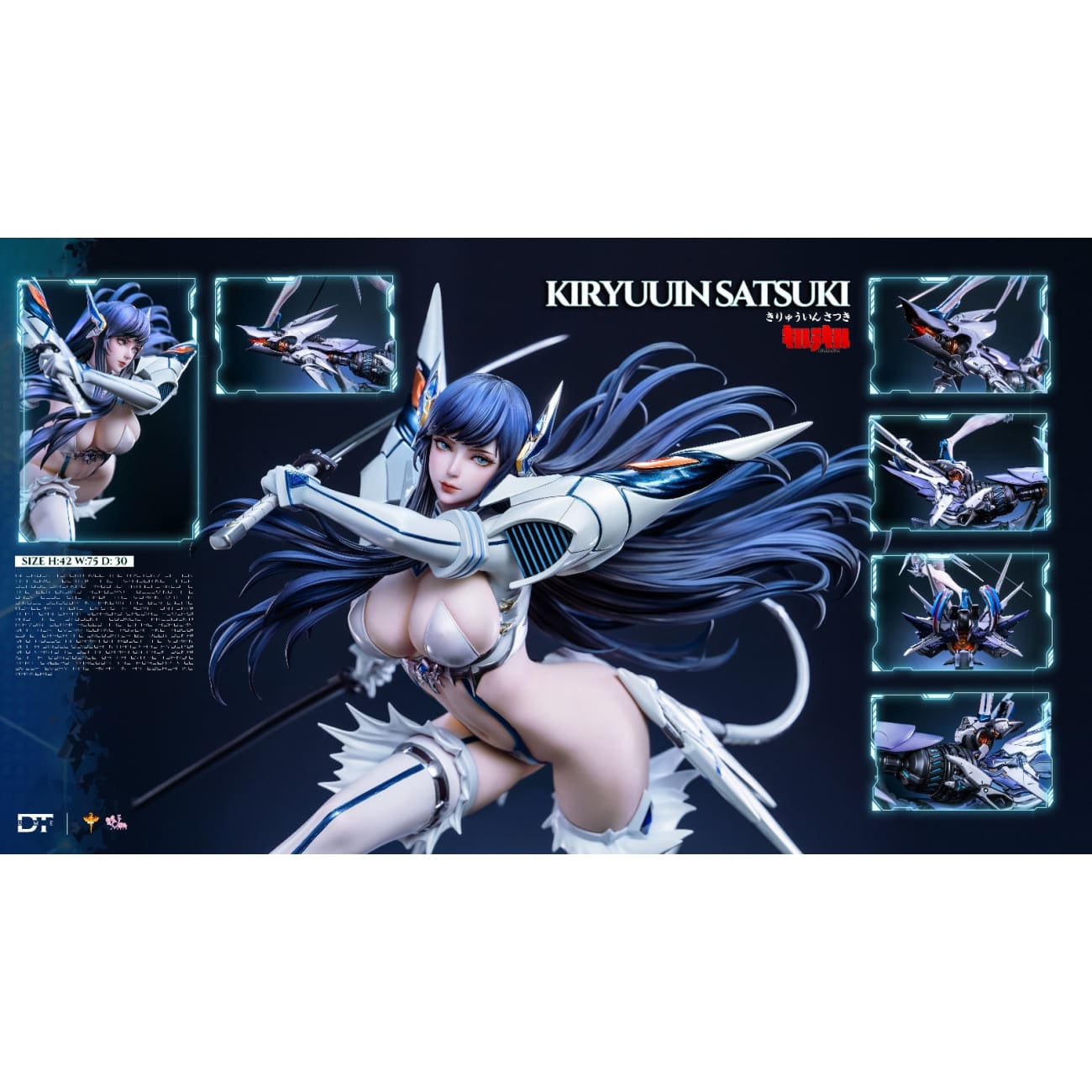 DT Studio x Ume Studio - Satsuki Kiryuin Kamui Junketsu Ver. [Cast Off][3 Variants]
