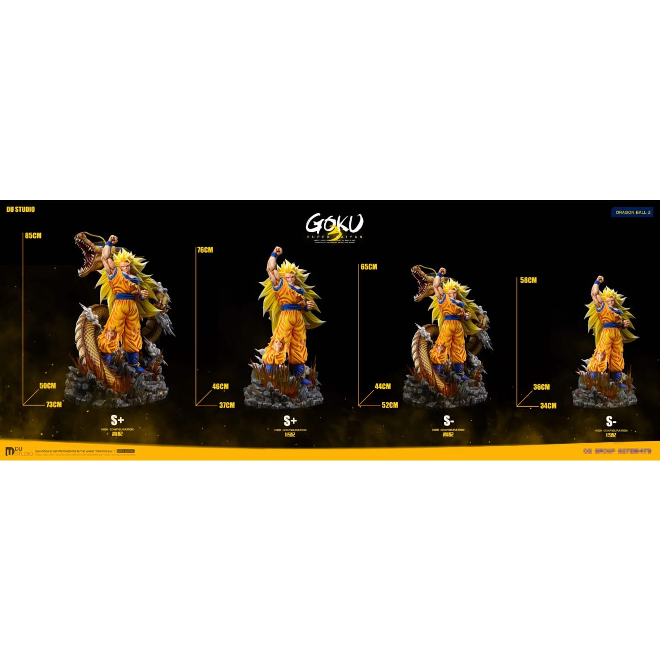 Du Studio - Dragon Fist Super Saiyan 3 Son Goku [4 Variants]