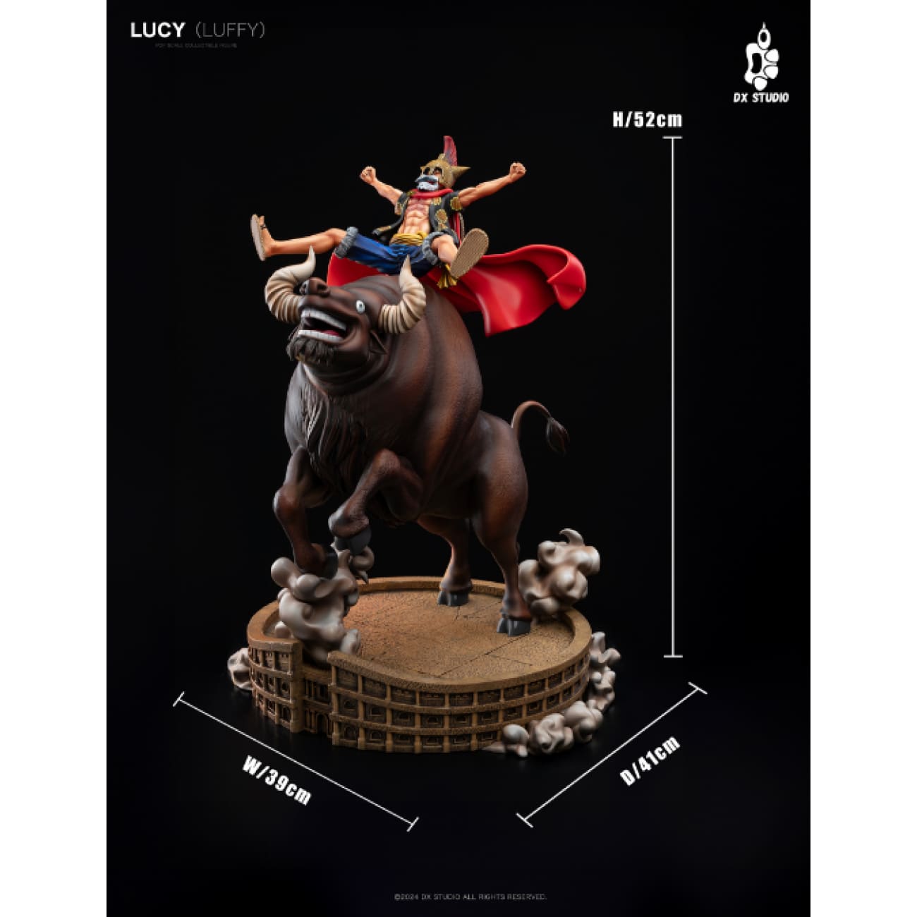 Dx Studio - Dressrosa Arc Monkey D. Luffy Riding Bull 