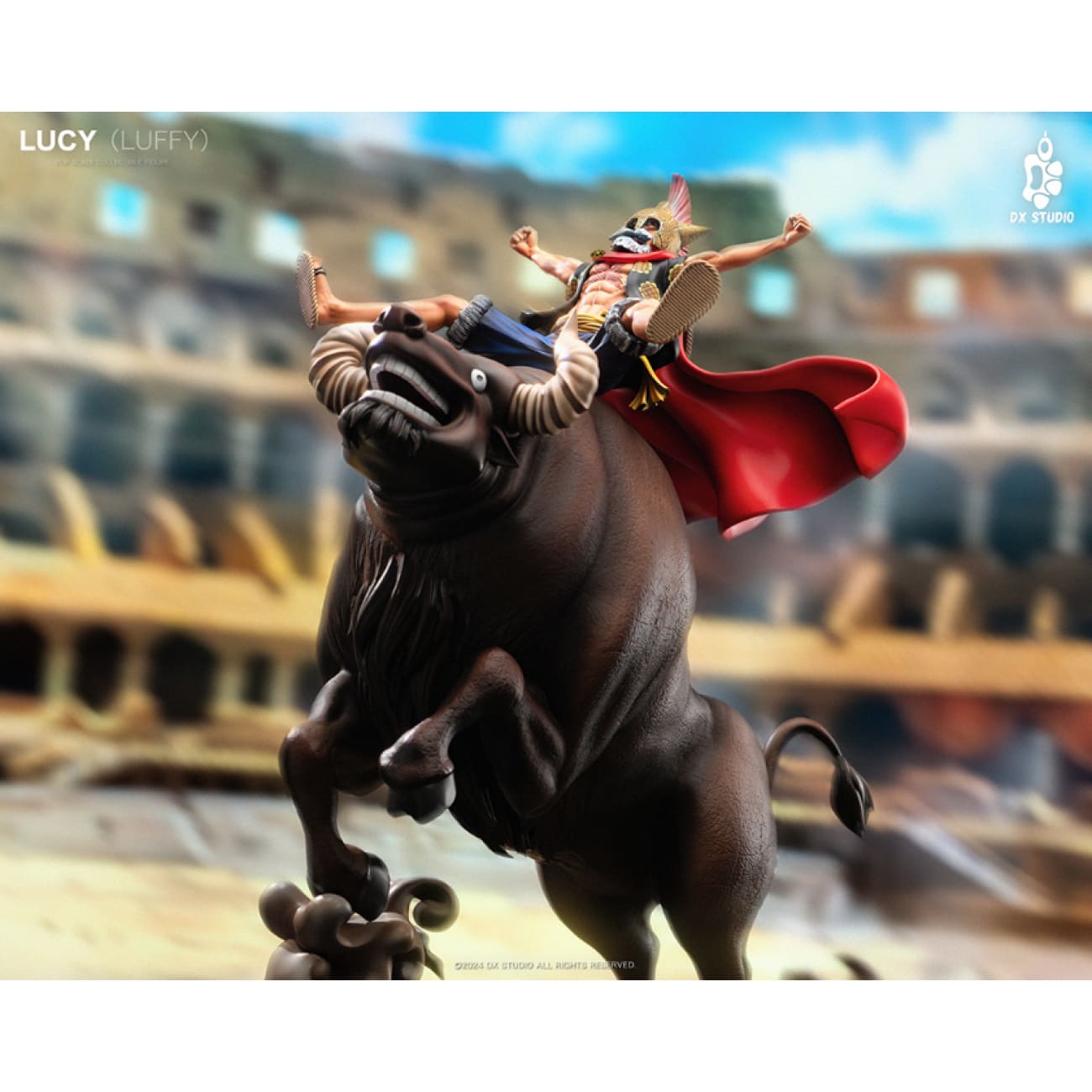 Dx Studio - Dressrosa Arc Monkey D. Luffy Riding Bull 