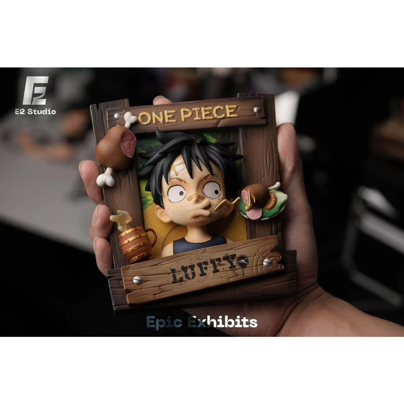 E2 Studio - Monkey D. Luffy / Tony Tony Chopper / Roronoa Zoro / Nami Chibi Frame Ver.