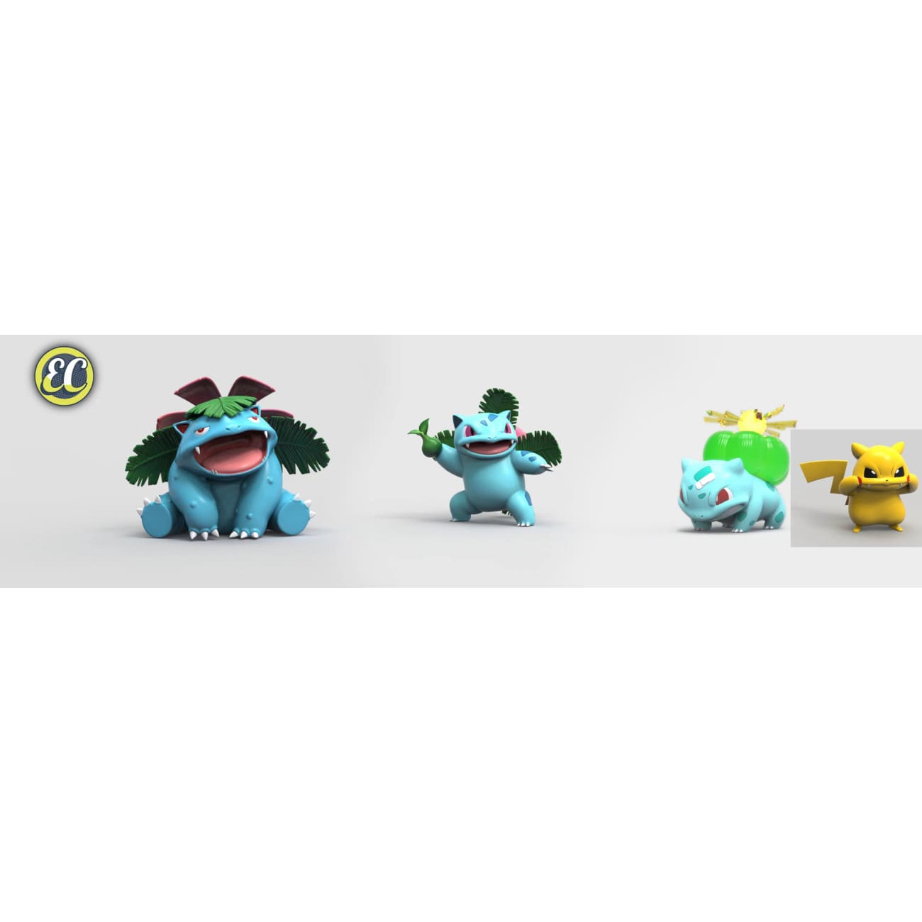 EC Studio - Venusaur Set / Pikachu