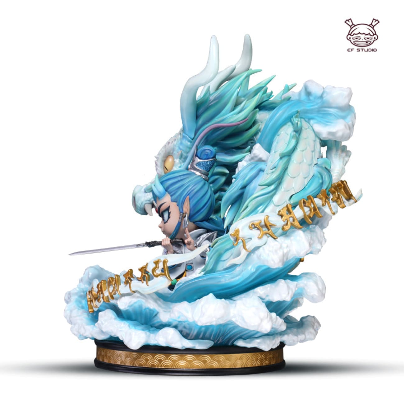 EF Studio - White Dragon Horse Ao Lie