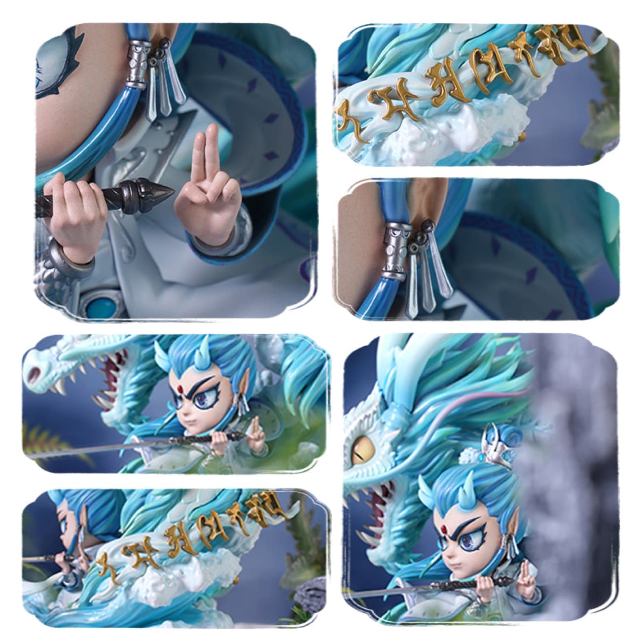 EF Studio - White Dragon Horse Ao Lie