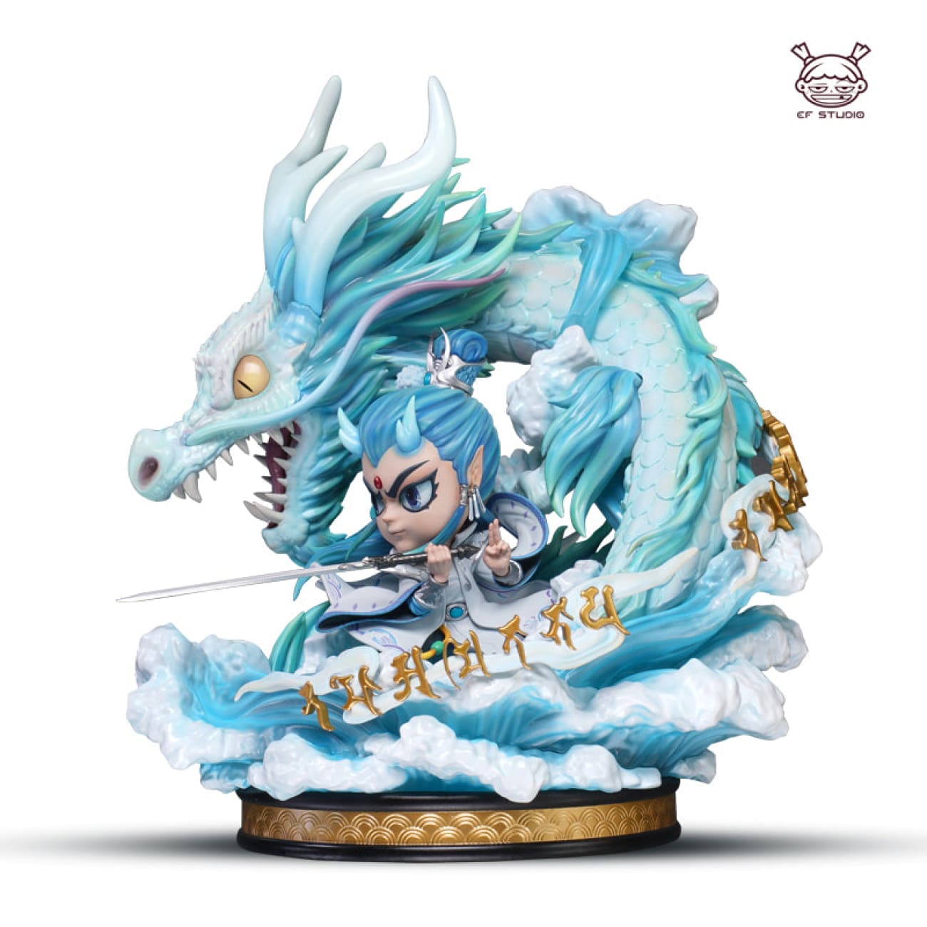EF Studio - White Dragon Horse Ao Lie