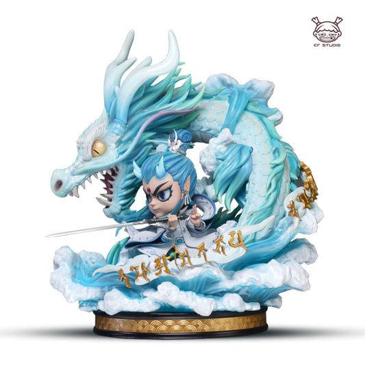 EF Studio - White Dragon Horse Ao Lie