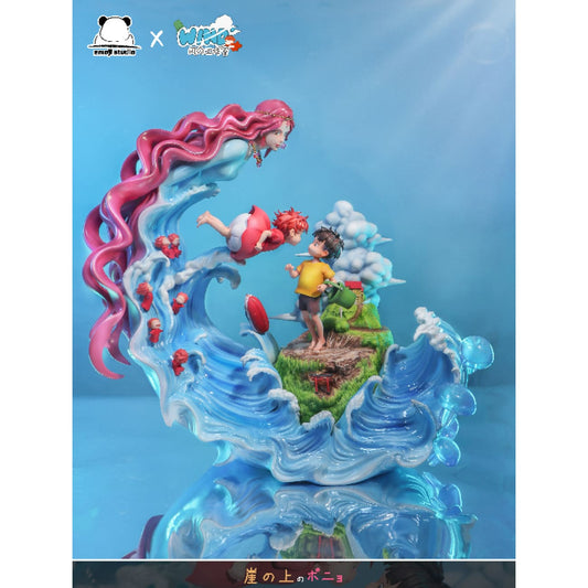 Emoji Studio X Wind Studio - Ponyo and Sosuke [Solid Version / Translucent Version]