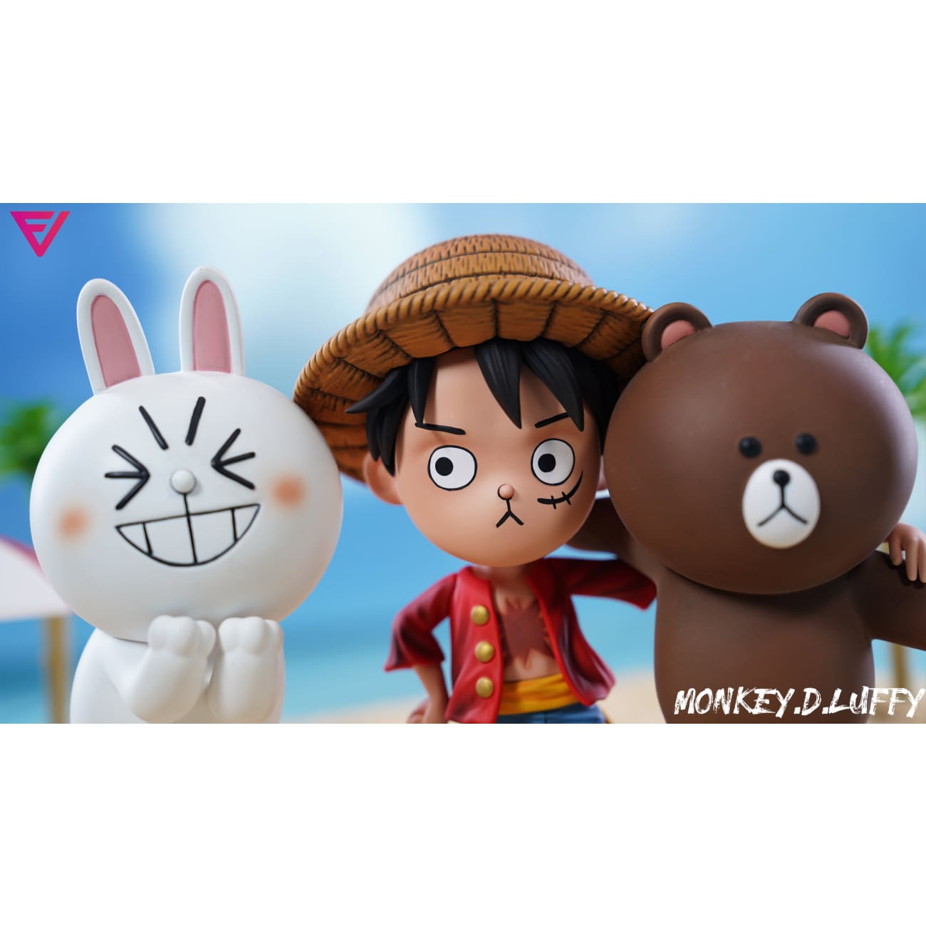 EVE Studio - Q version Luffy & Brown & Cony