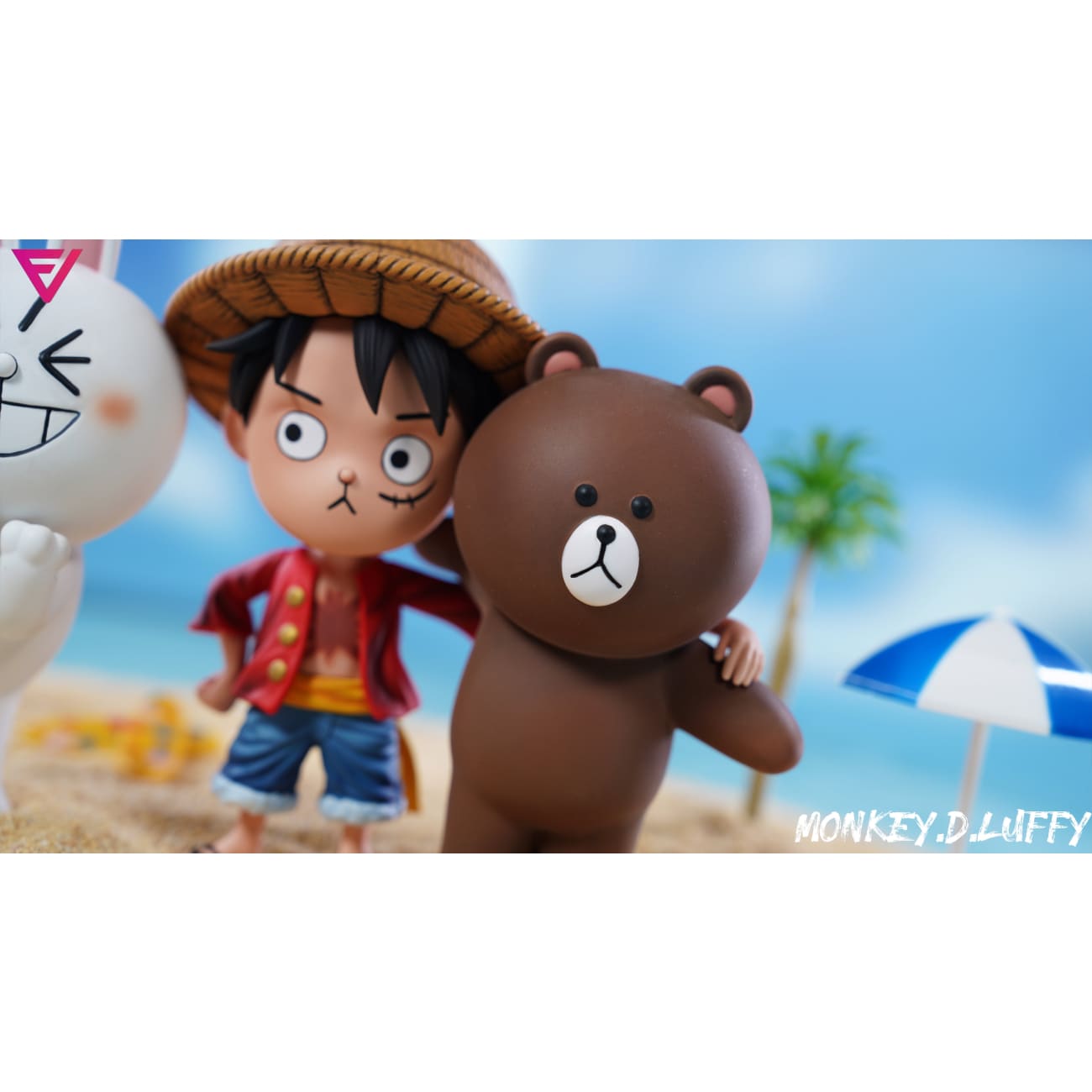EVE Studio - Q version Luffy & Brown & Cony
